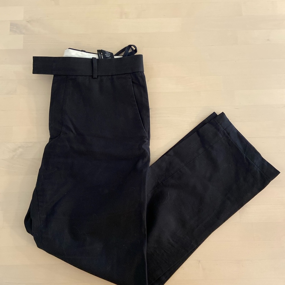 Helmut Lang Short Straight Black Pants